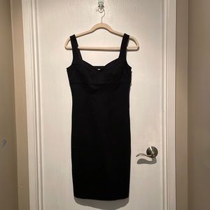 Diane von Furstenberg black dress, size 8